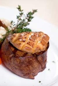 BBQ Filet Mignon & Foie Gras