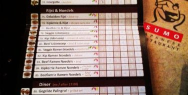 Review: glutenvrij eten bij Sumo (locatie Utrecht)