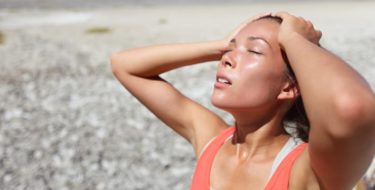 oververhitting uitdroging zonnesteek